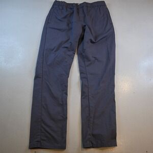 Pact XLx32 Gray Organic Cotton Pull On Straight Drawstring Mens Pants